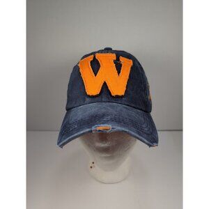 Mild Jokers 1598 Who What Why Baseball Hat Men's Blue Adjustable Distressed Cap